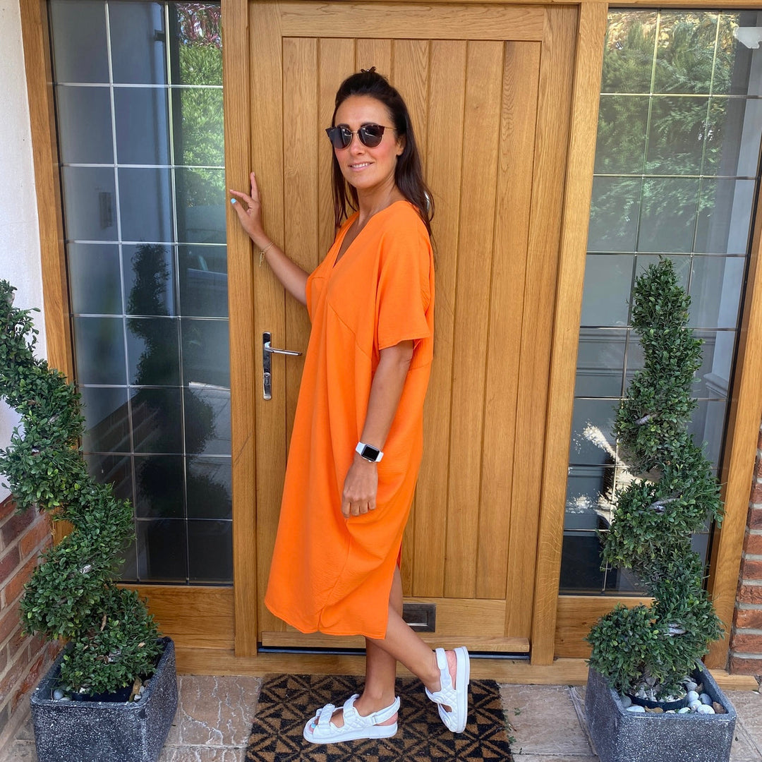 Olivia V-neck Summer Dress