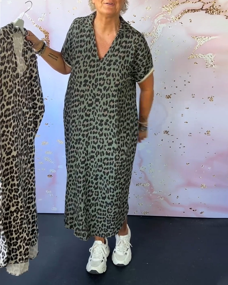 Lenny Leopard Dress