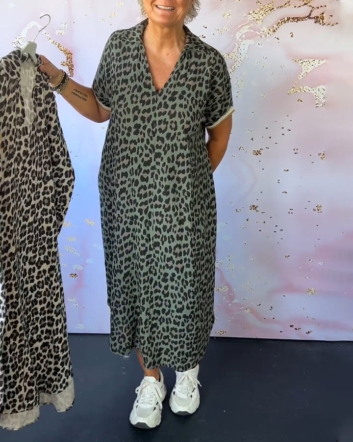 Lenny Leopard Dress