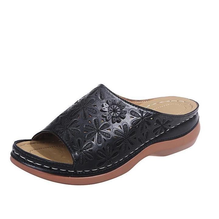 Vanilla | Women's Orthopedic Flat Cushioned Sandals for Walking