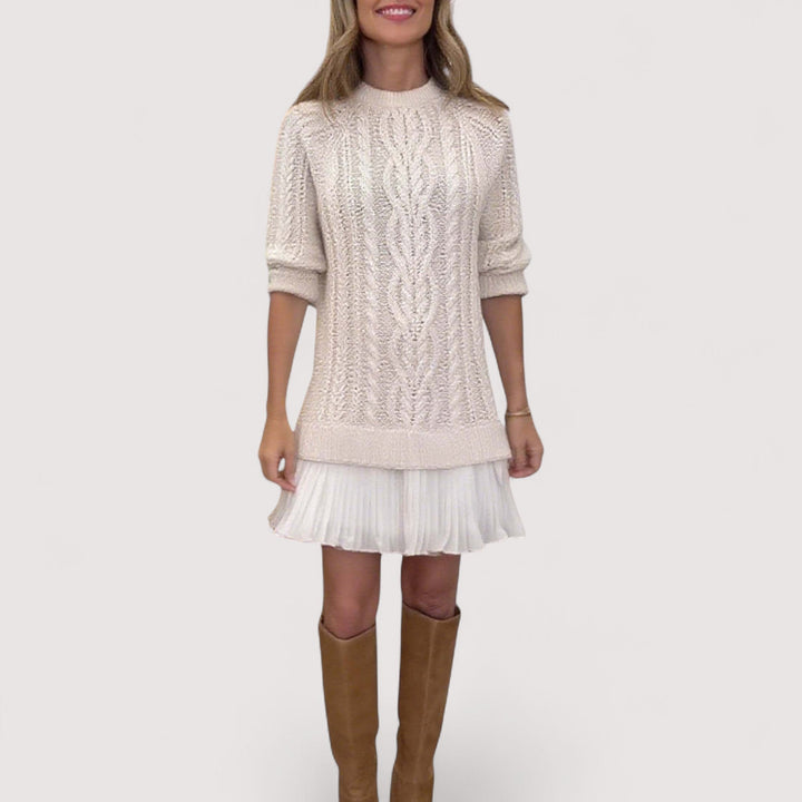 Women's Dress | Pleated Hem Mini