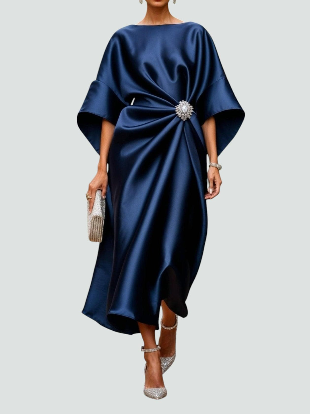 Women’s Dress | Draped Waist Formal