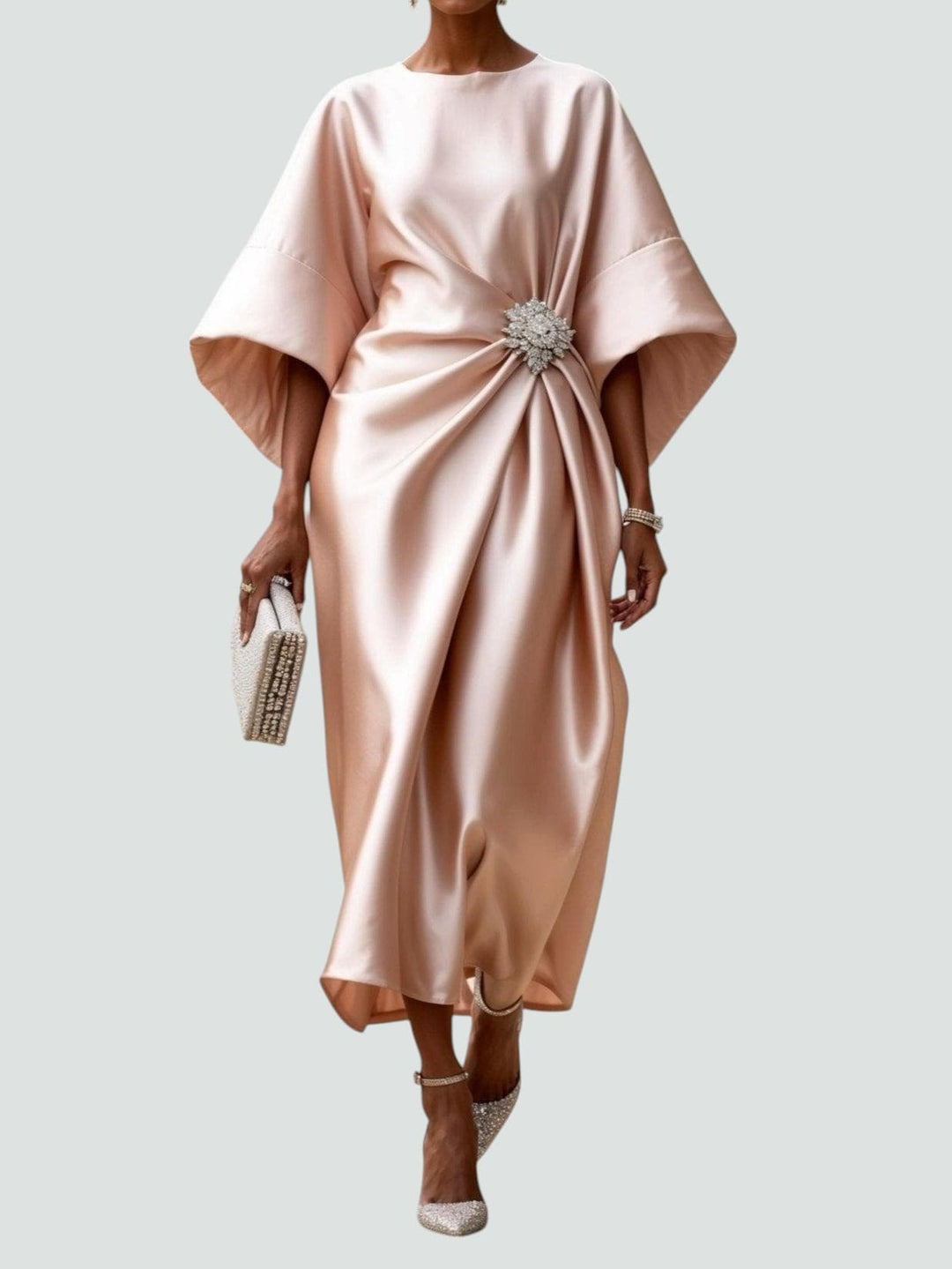 Women’s Dress | Draped Waist Formal