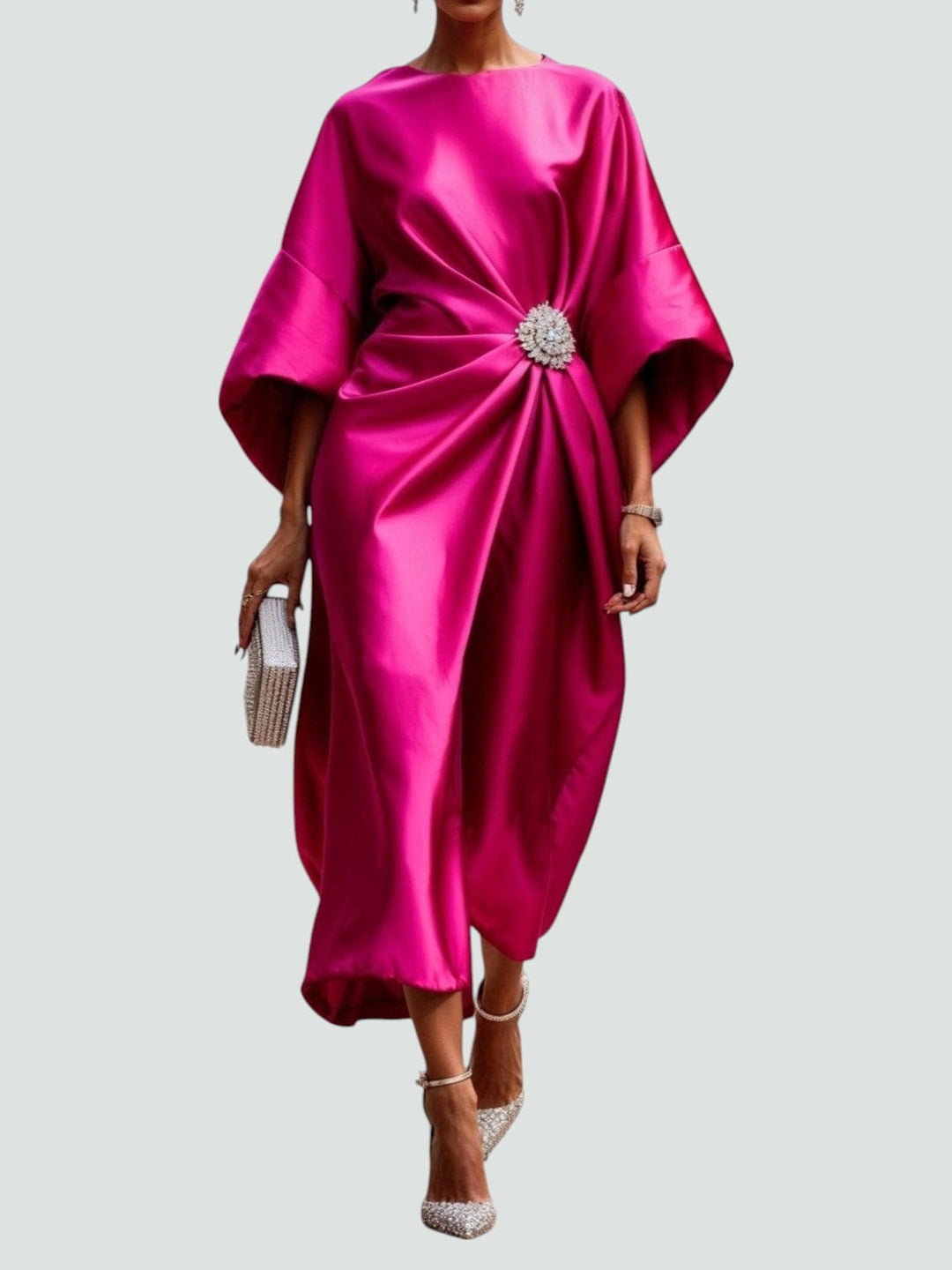Women’s Dress | Draped Waist Formal