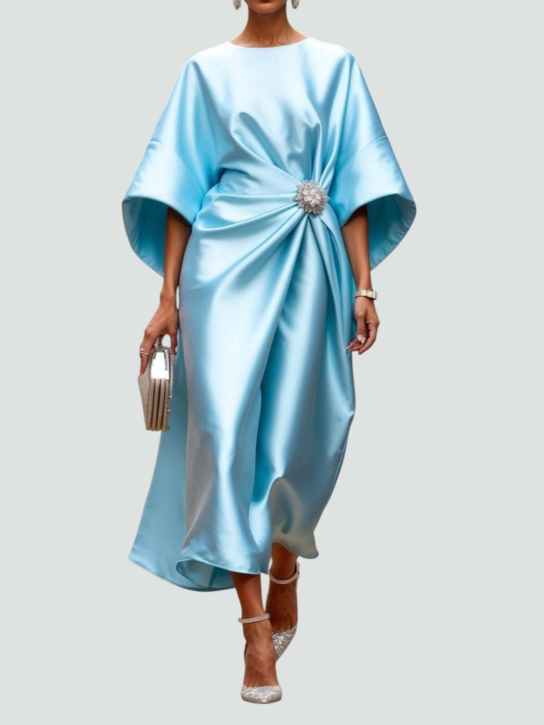 Women’s Dress | Draped Waist Formal