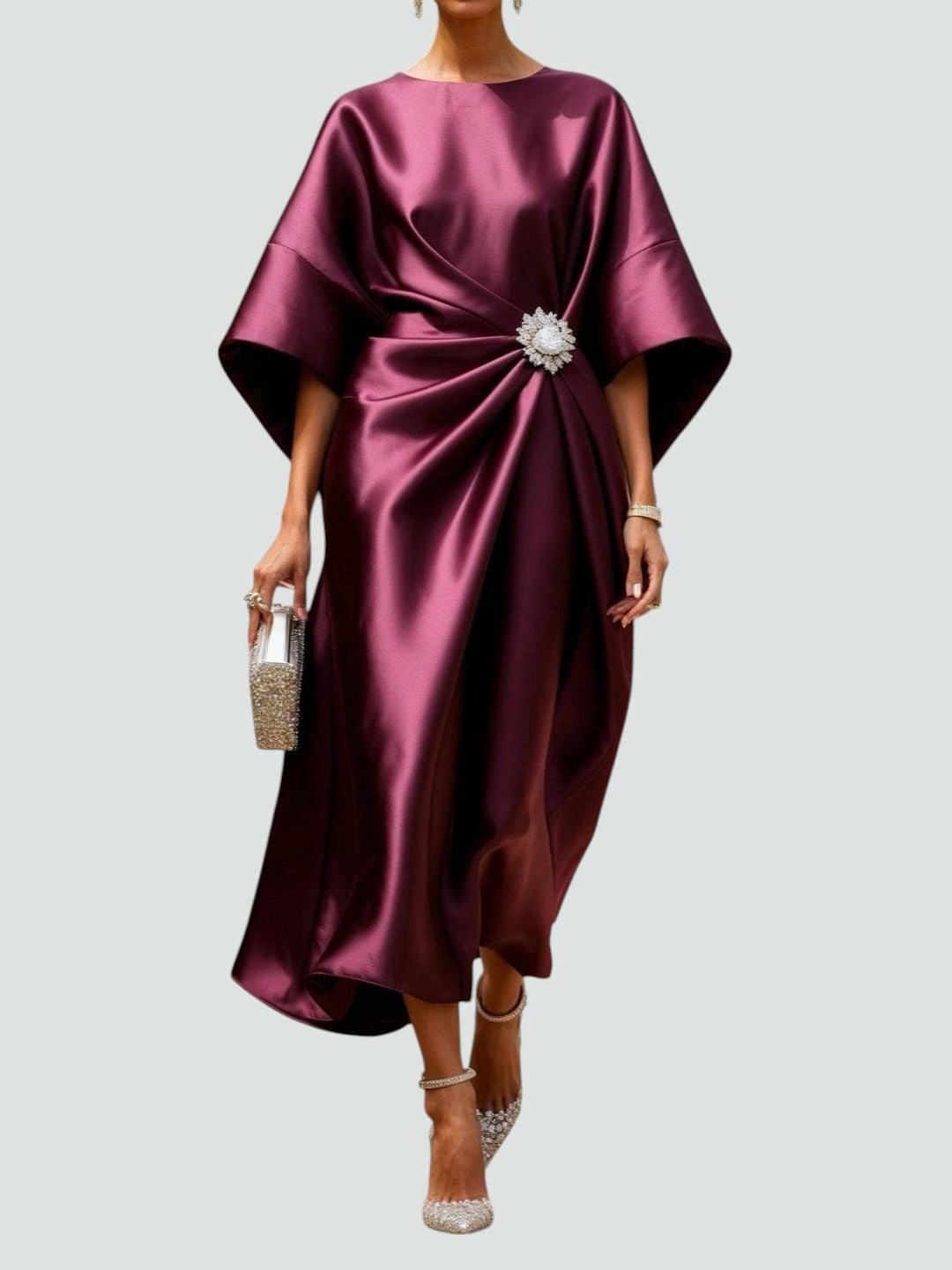 Women’s Dress | Draped Waist Formal
