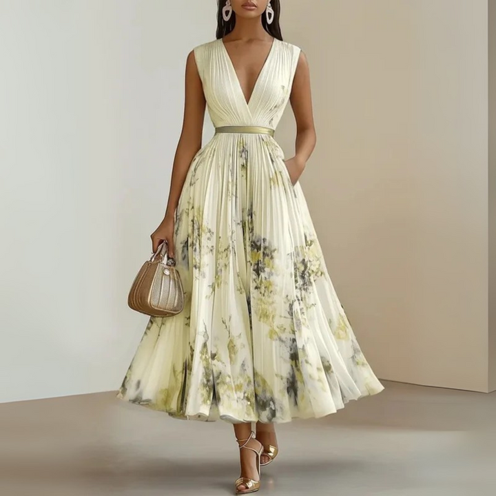 Women’s Summer Dress | Pleated Skirt
