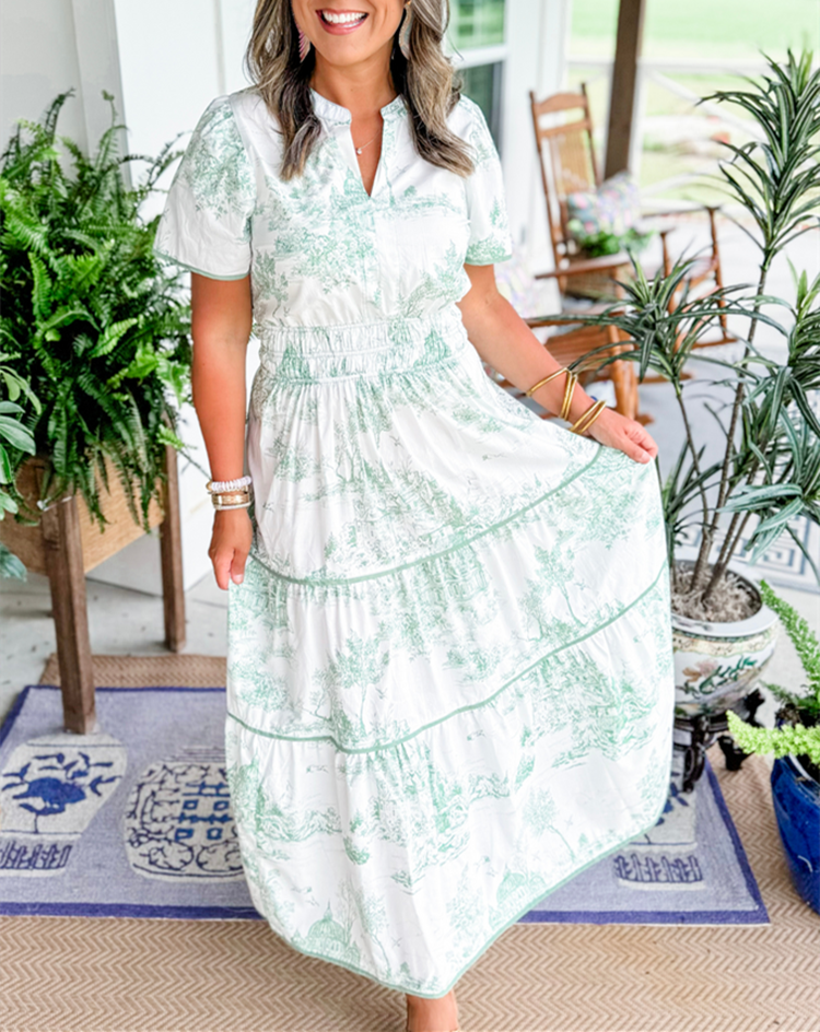 Women’s Dress | Toile Classic Maxi