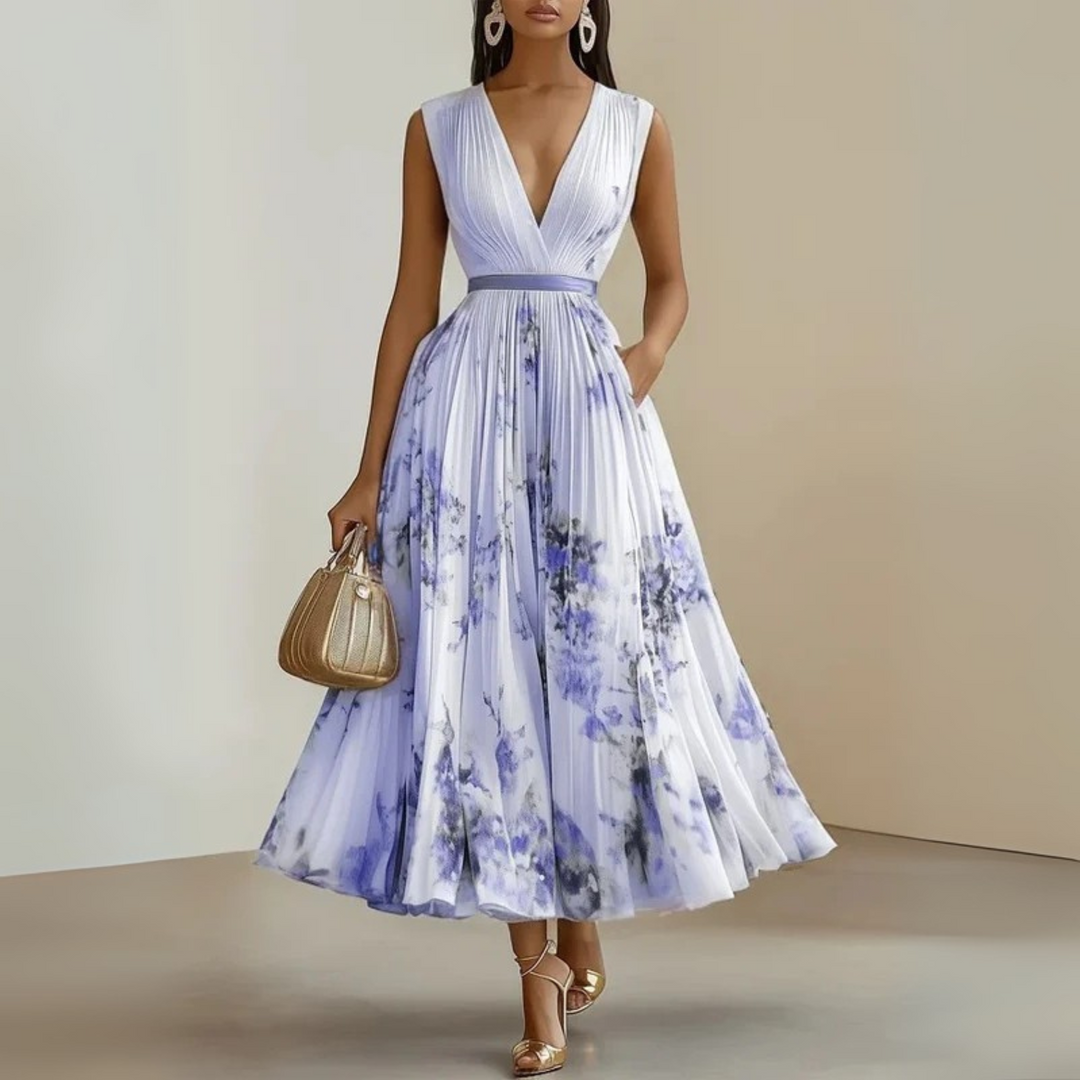 Women’s Summer Dress | Pleated Skirt
