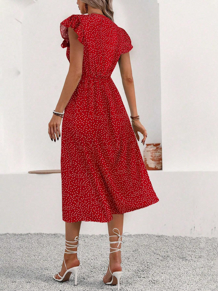 Amy V-Neck Long dress