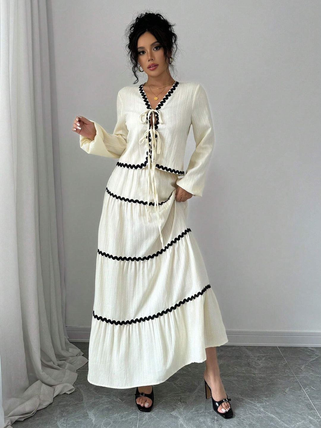 French-Style Dress & Skirt