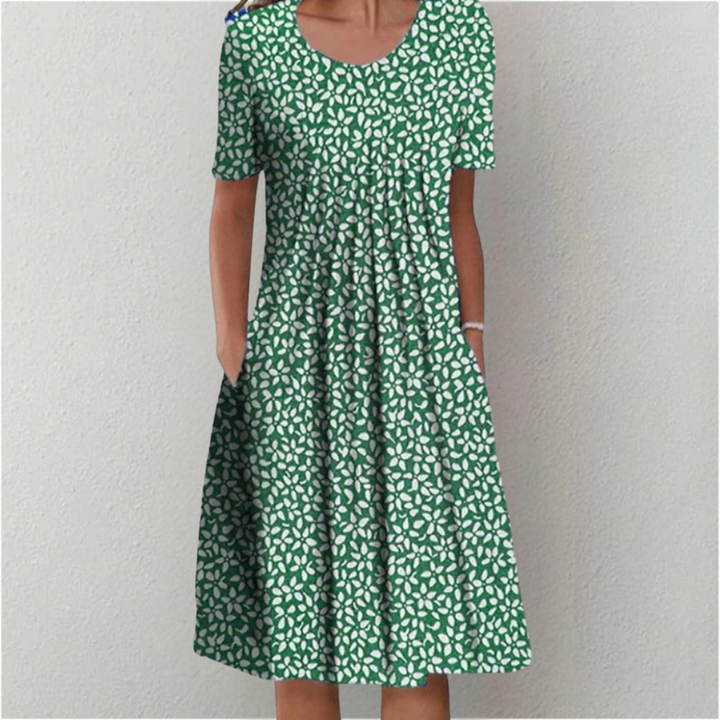 Women's Casual Dress | Midi Floral-style Print