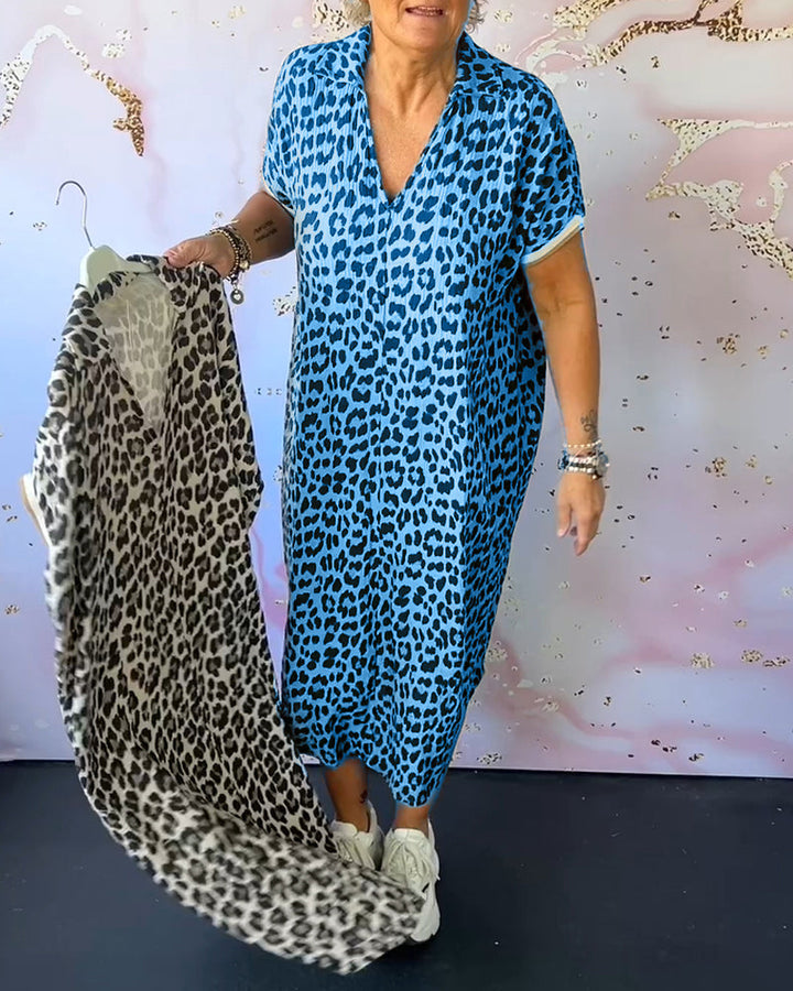 Lenny Leopard Dress