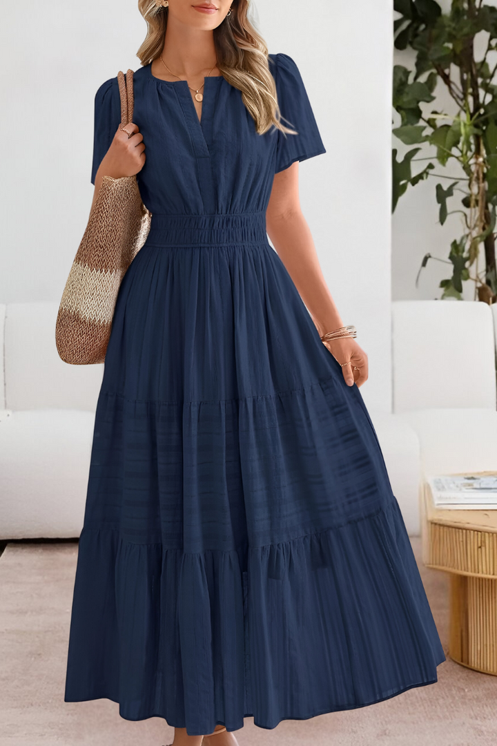 Women’s Summer Dress | Gathered Waist Detail