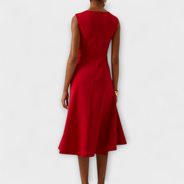 Women's Dress | Sleeveless Ruffle Hem