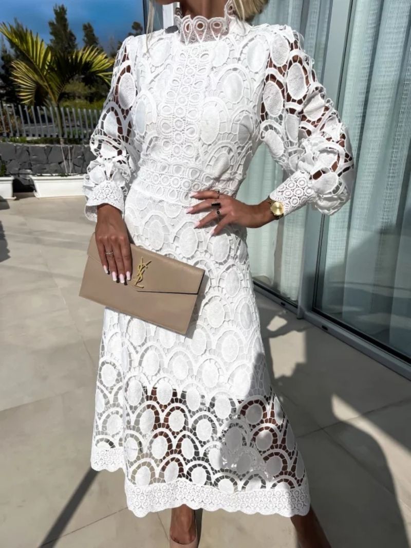 Olivia Lace Midi Dress