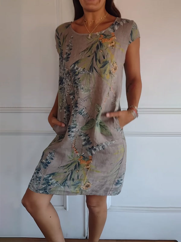 Women's Dress | All-Over Botanical Print