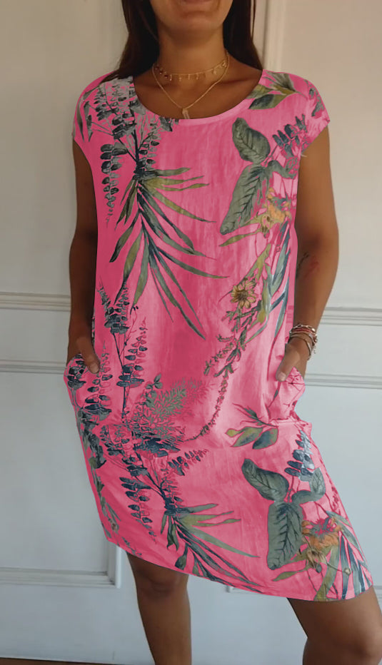 Women's Dress | All-Over Botanical Print