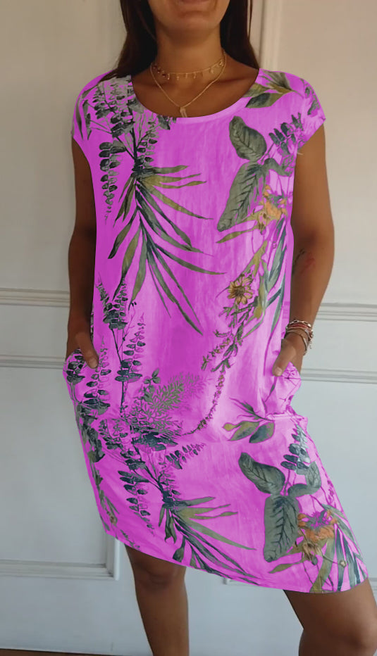 Women's Dress | All-Over Botanical Print