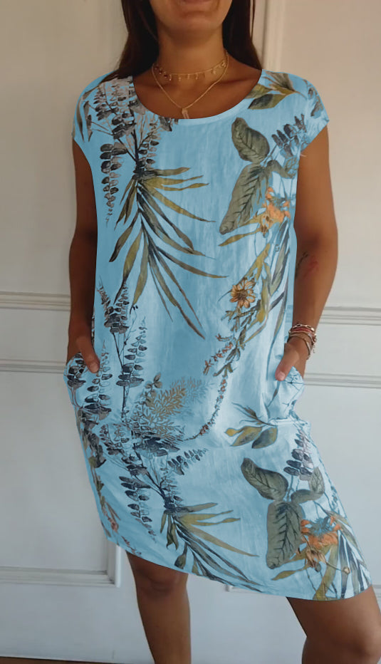 Women's Dress | All-Over Botanical Print