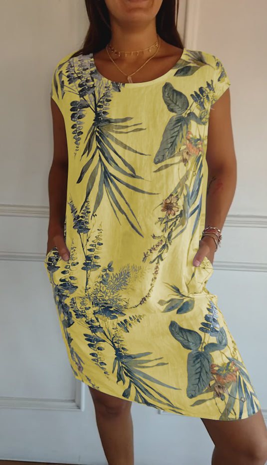 Women's Dress | All-Over Botanical Print