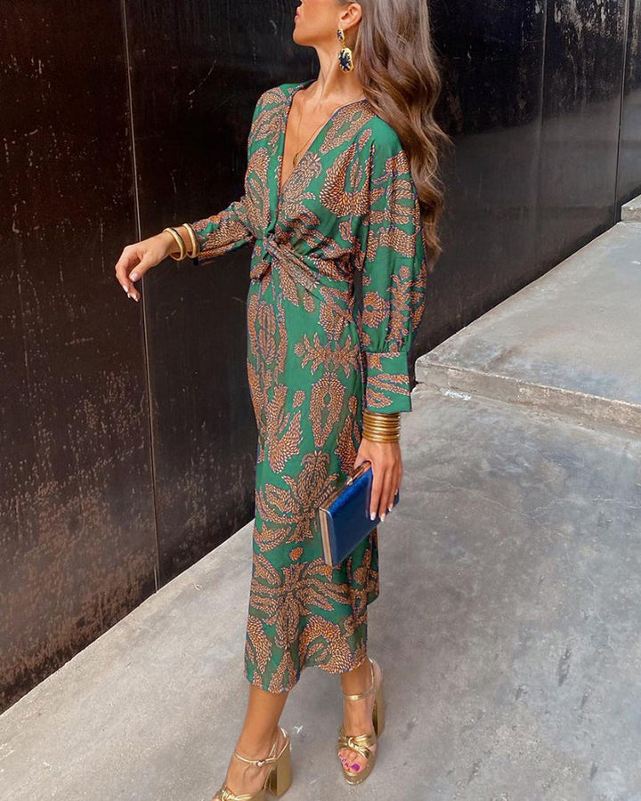Jasmin | Chic Wedding Guest A-Line Maxi Dress