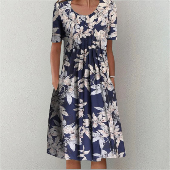 Women's Casual Dress | Midi Floral-style Print
