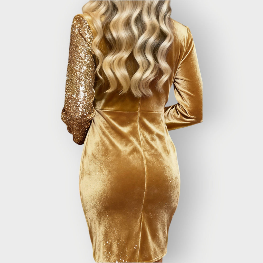 Arie | Elegant Asymmetrical Cocktail Dress