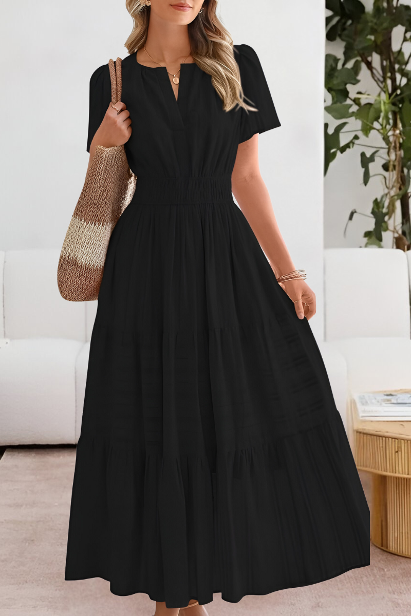 Women’s Summer Dress | Gathered Waist Detail
