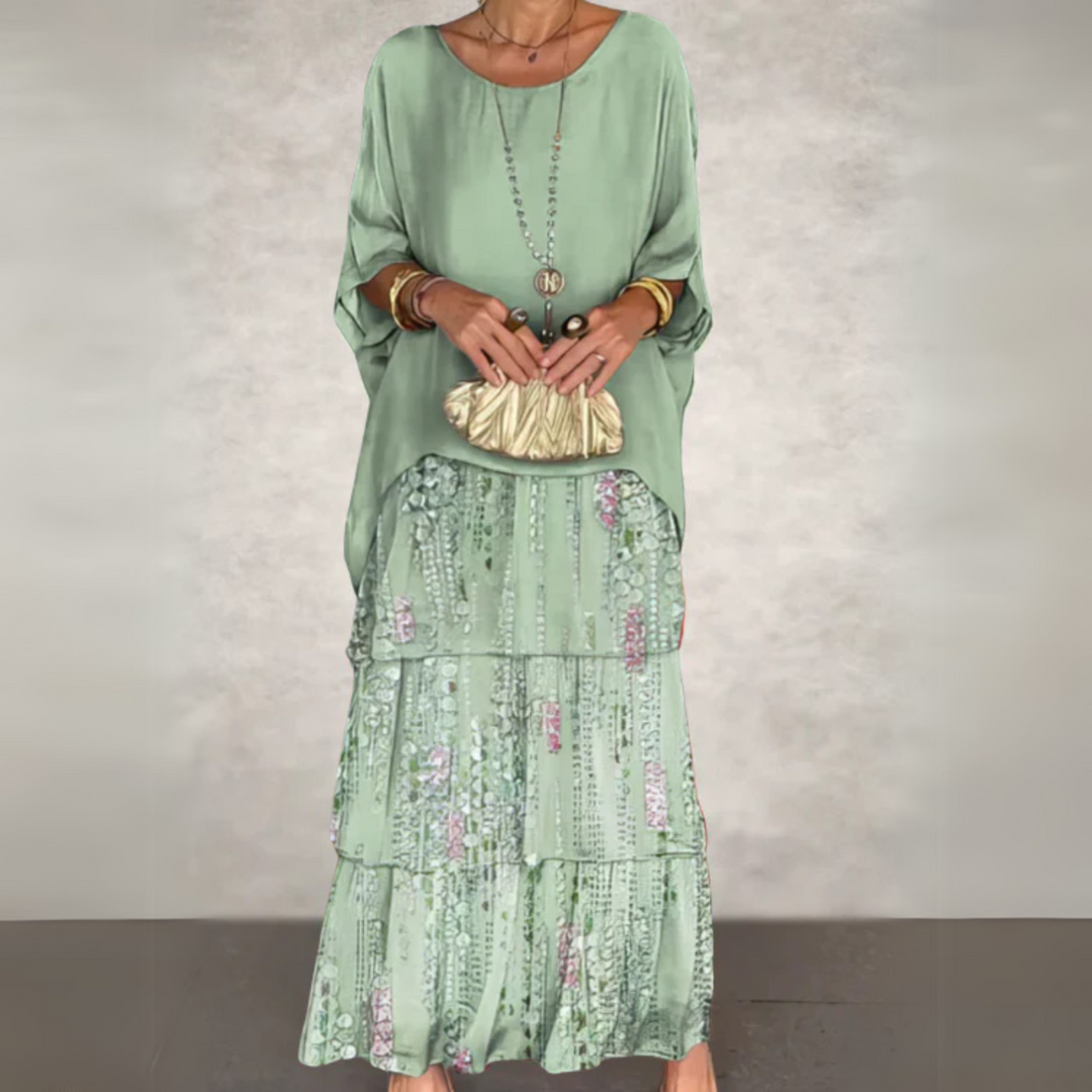 Women's Dress | Skirt Tiered Maxi-length