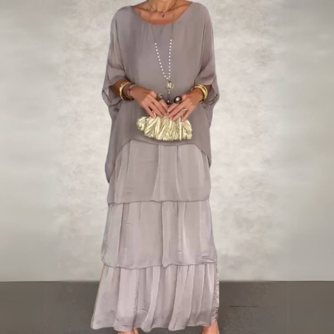 Women's Dress | Skirt Tiered Maxi-length
