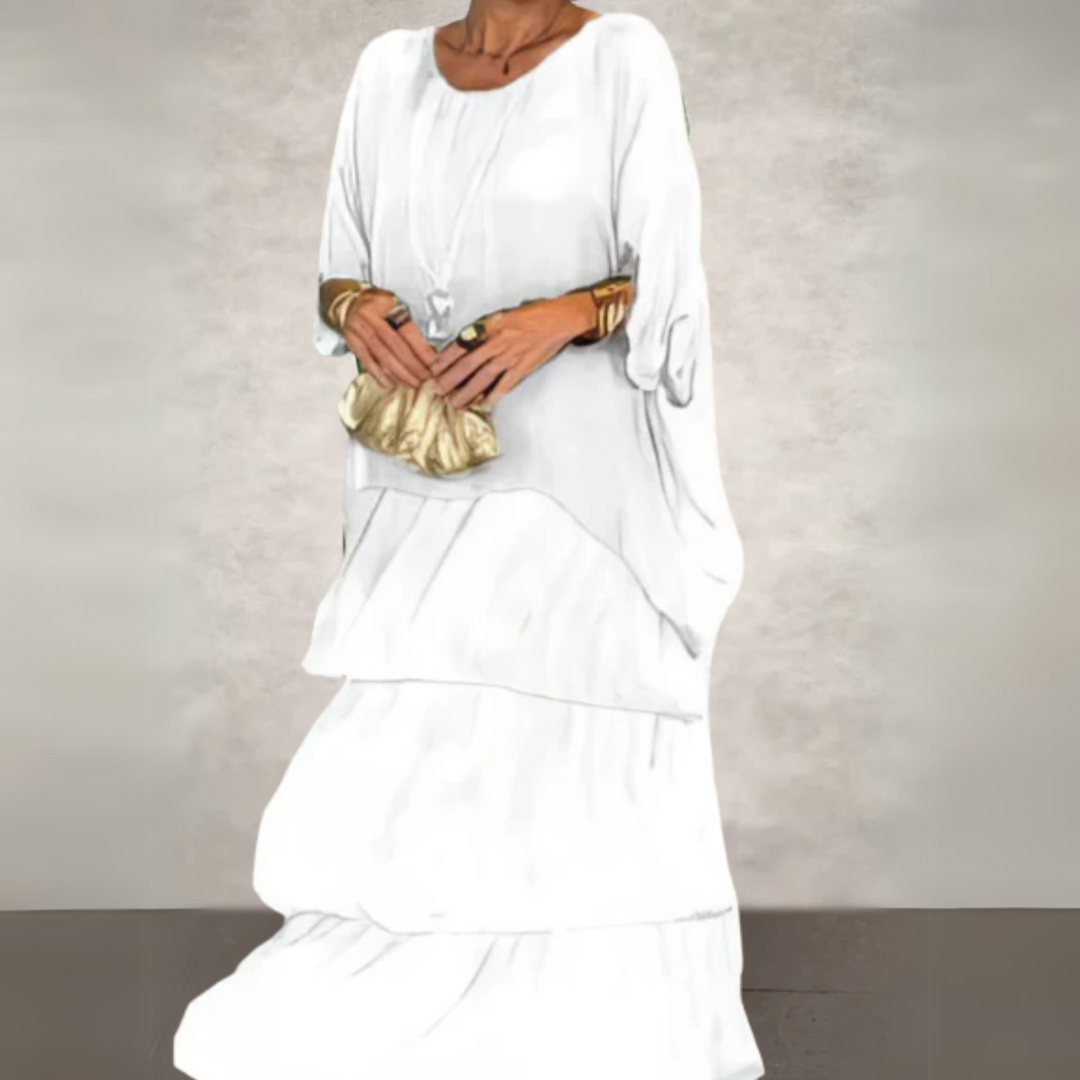 Women's Dress | Skirt Tiered Maxi-length