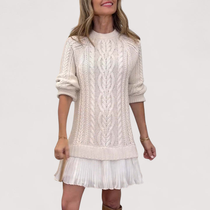 Women's Dress | Pleated Hem Mini