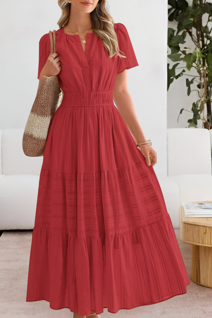 Women’s Summer Dress | Gathered Waist Detail