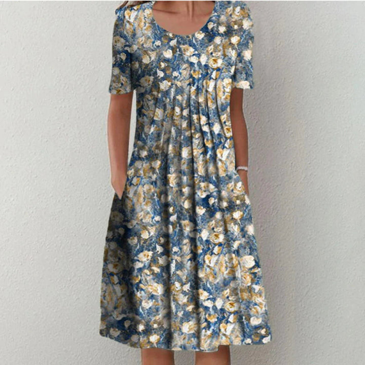 Women's Casual Dress | Midi Floral-style Print