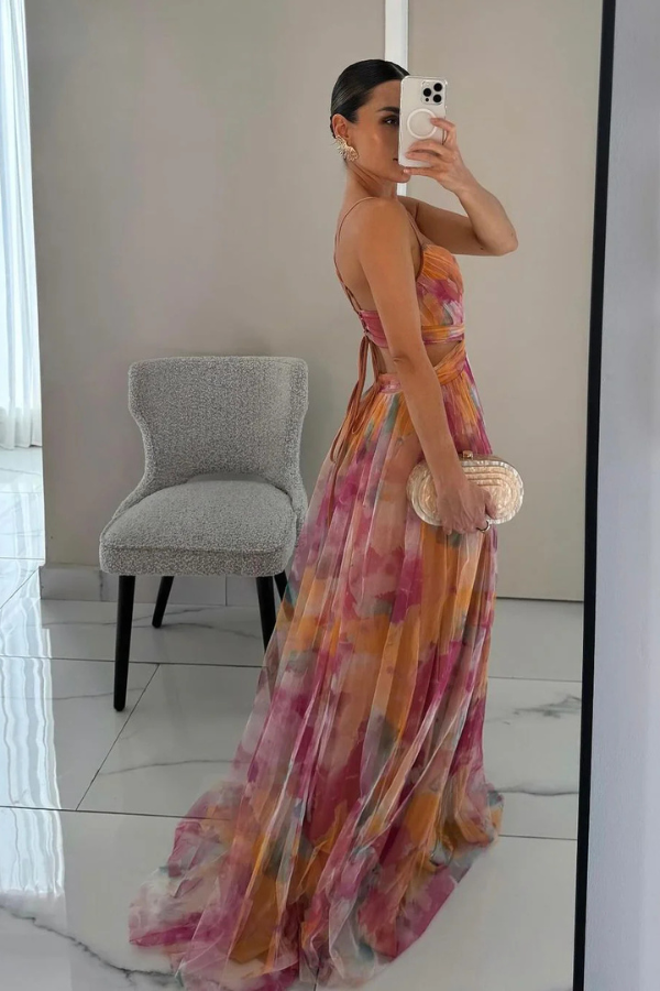 Hazel | Women Elegant Pleated Maxi Dress