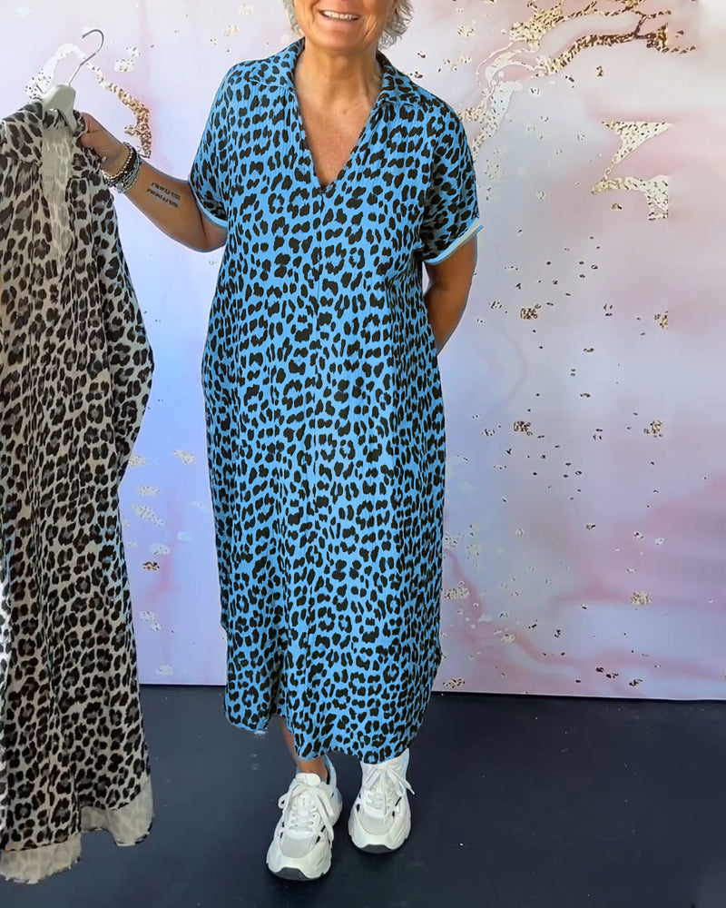 Lenny Leopard Dress