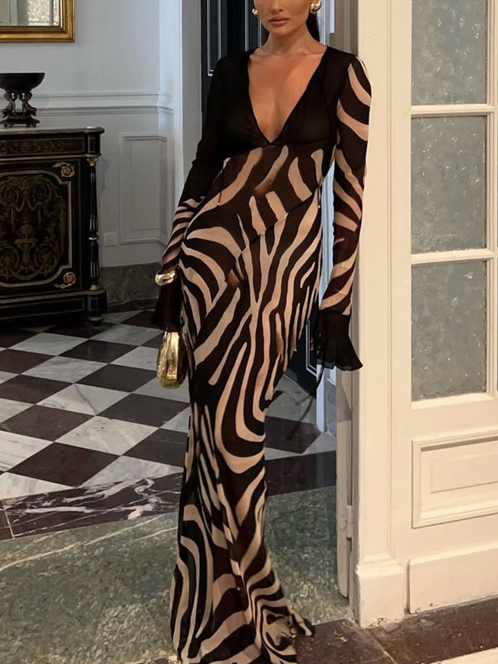 Norma - Long Sleeve Maxi Dress