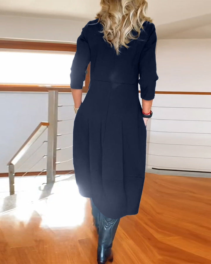 Women's Dress | Midi Round Neck