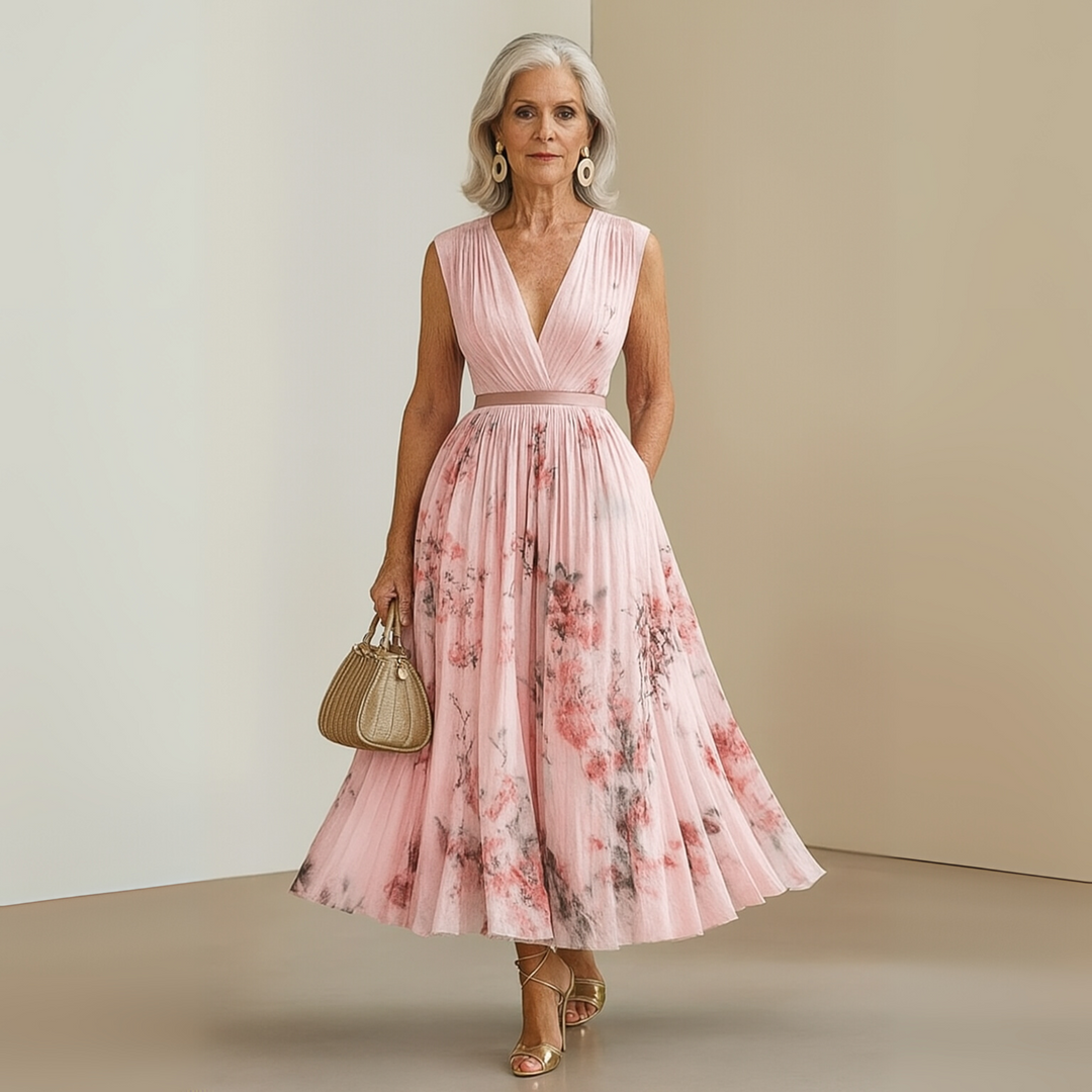 Women’s Summer Dress | Pleated Skirt