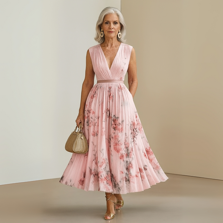 Women’s Summer Dress | Pleated Skirt
