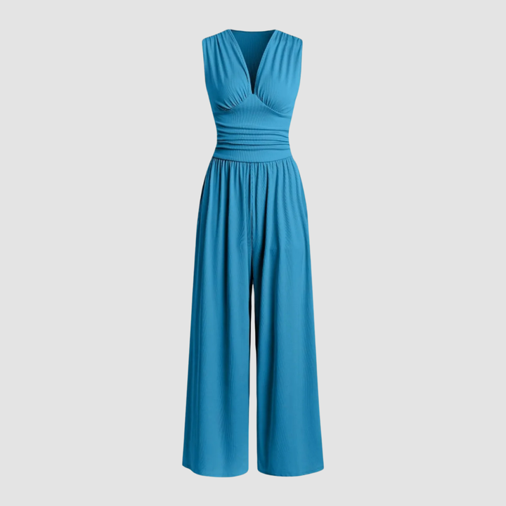 Women's Jumpsuit | V Neck Wide Leg