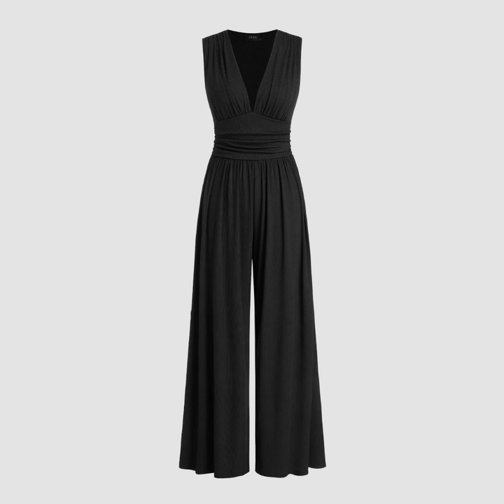 Women's Jumpsuit | V Neck Wide Leg
