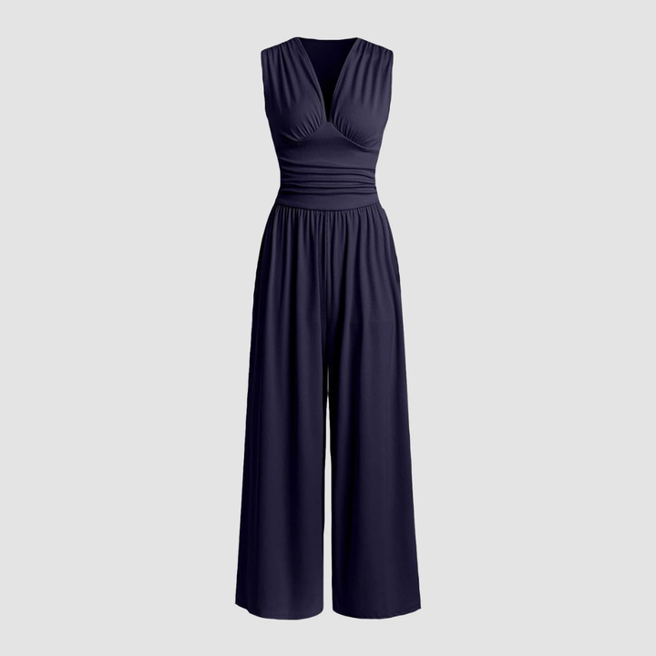 Women's Jumpsuit | V Neck Wide Leg