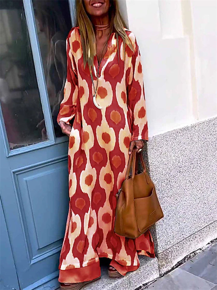 Edith V-Neck Maxi Dress
