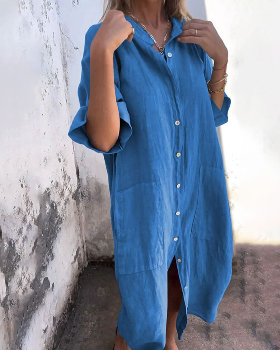 Women’s Shirt Dress | Midi-length Silhouette