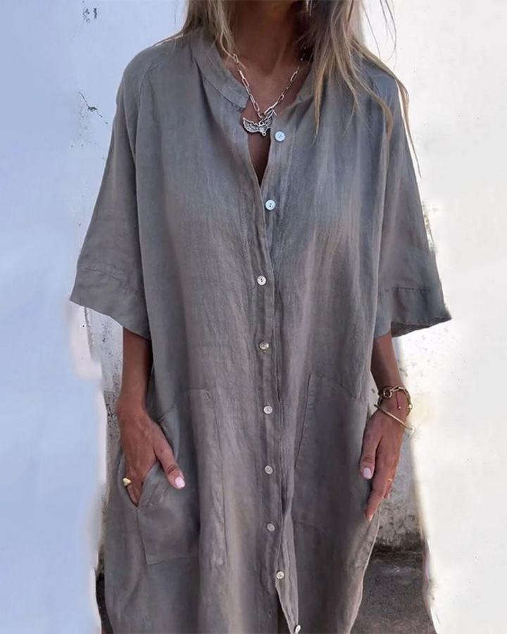 Women’s Shirt Dress | Midi-length Silhouette