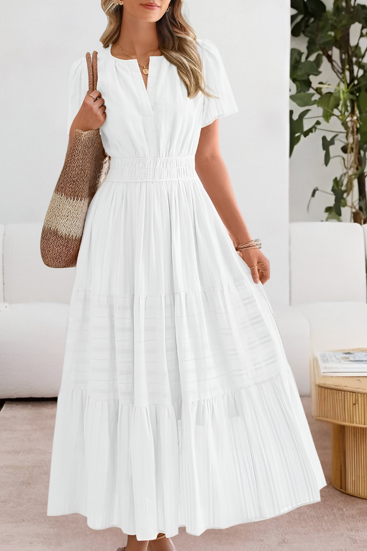 Women’s Summer Dress | Gathered Waist Detail