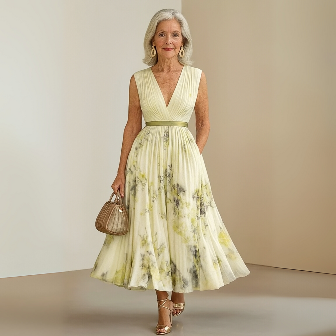Women’s Summer Dress | Pleated Skirt