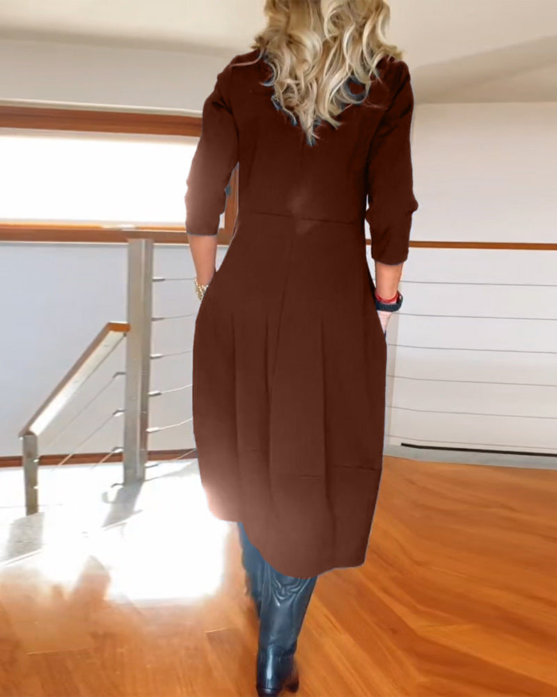 Women's Dress | Midi Round Neck